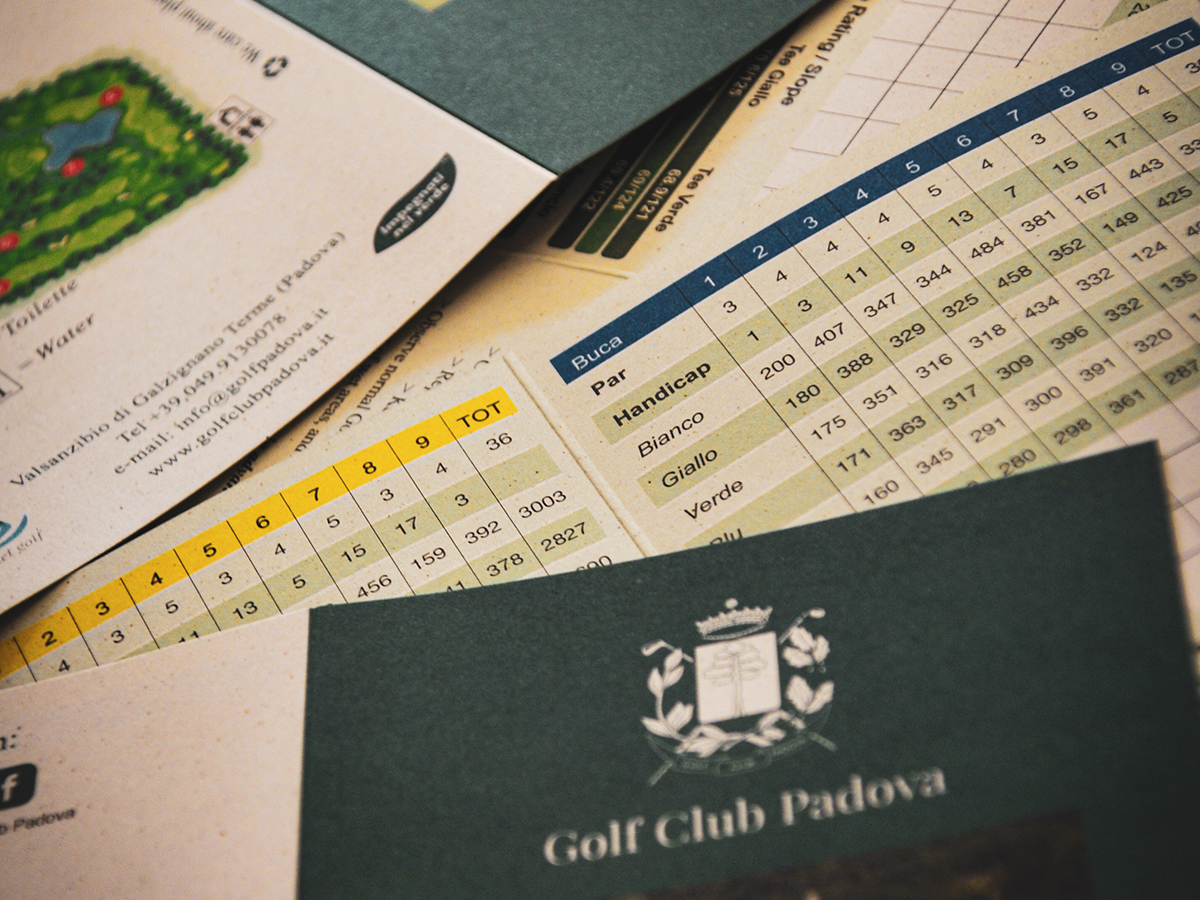 Presentati i nuovi Score Card del Golf Club Padova realizzati esclusivamente con materiali di recupero provenienti dalla produzione della filiera agroalimentare.